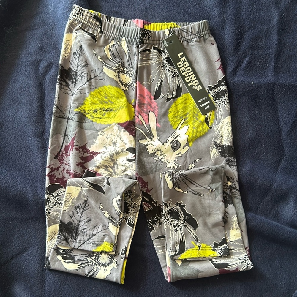 Set of 3 Girls Leggings Size S/M 5/6 L/XL 7/8 NWT